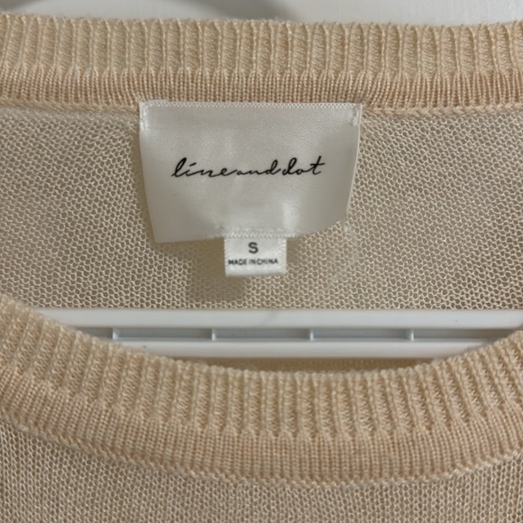 Line & Dot Mia Contrast Sweater from ShopBop - Picture 3 of 5